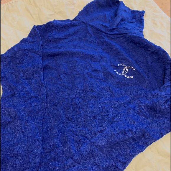 Zara Navy Blue Turtle Neck - Picture 1 of 4